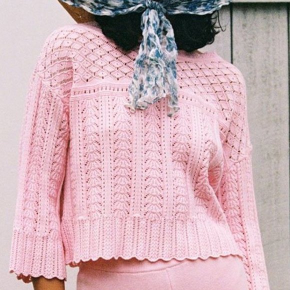 ARNHEM Organic Cotton Pink Gardenia Jumper Sweater - Picture 13 of 15